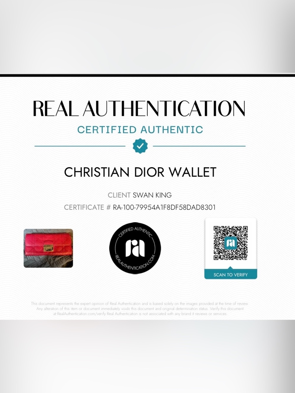 EUC Christian Dior Cannage quilted lambskin wallet in red, featuring push-lock - Picture 12 of 12